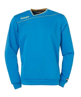 Kempa Kempa bluza treningowa Top niebieski/złoty, XXS 200231902 - Koszulki i topy damskie - miniaturka - grafika 1