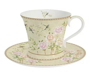 Nuova R2S Filiżanka porcelanowa z talerzykiem 1354 PALF - Filiżanki - miniaturka - grafika 1