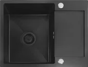 Zlewozmywaki - REA Zlewozmywak stalowy Paul Czarny - miniaturka - grafika 1
