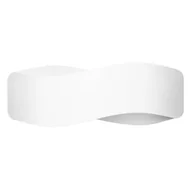 Lampy ścienne - Biały kinkiet Tila 40 o dekoracyjnym charakterze - miniaturka - grafika 1