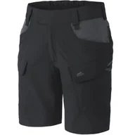 Spodnie damskie - Krótkie Spodnie Damskie Helikon OTP 8.5 Outdoor Tactical Shorts - Czarne/Shadow Grey - miniaturka - grafika 1