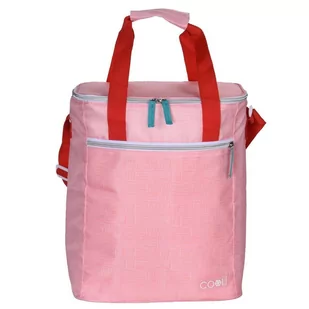 Torba termoizolacyjna z paskiem 16 L różowa z printem DB9500610 - Torby termiczne - miniaturka - grafika 1