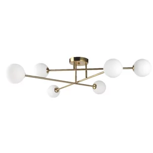 Light Prestige Dorado 6 plafon złoty LP-002/6C - Lampy ścienne - miniaturka - grafika 1