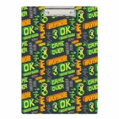 Deski z klipsem - Biurfol Deska klip A4 nadruk Game - miniaturka - grafika 1