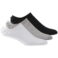 Skarpetki męskie - Skarpety stopki REEBOK TE INVISIBLE SOCK 3P GC8710 – Biały - miniaturka - grafika 1