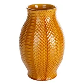 Wazony i flakony - Wazon EUROFIRANY Bari 16 x 25 cm Miodowy - miniaturka - grafika 1