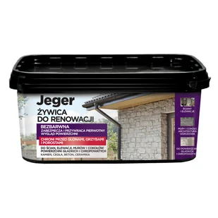 Żywica do renowacji bezbarwna 2 l Jeger - Pozostałe akcesoria malarskie - miniaturka - grafika 1