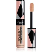 Korektory do twarzy - L'Oréal Paris Infaillible More Than Concealer nr 325 Bisque, wysoko pigmentowany korektor o dużej sile krycia i bardzo dużym aplikatorem, 11 ml - miniaturka - grafika 1