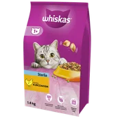 Sucha karma dla kotów - Whiskas Adult Sterile 1,4 kg - miniaturka - grafika 1
