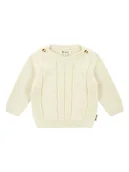 Bluzy i sweterki niemowlęce - Steiff Sweter w kolorze kremowym - miniaturka - grafika 1