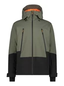 Kurtki narciarskie - CMP Kurtka narciarska w kolorze oliwkowo-czarnym - miniaturka - grafika 1