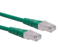 Patchcordy - Roline Patchcable FTP Cat6 5m green - 21.15.1363 - miniaturka - grafika 1