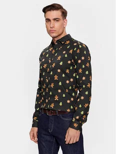 Only & Sons Koszula 22027330 Granatowy Regular Fit - Koszule męskie - miniaturka - grafika 1