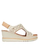 Sandały damskie - Pikolinos Sandały Aguadulce W3Z-1623C1 Biały - miniaturka - grafika 1