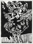 Plakaty - Two Dancing Girls, Ernst Ludwig Kirchner - plakat 59,4x84,1 cm - miniaturka - grafika 1