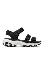 Sandały damskie - Skechers Sandały Fresh Catch 31514 /BLK Czarny - miniaturka - grafika 1