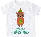 Koszulki dla dziewczynek - Koszulka dla dziecka świąteczna mikolajki22 - miniaturka - grafika 1