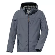 Kurtki męskie - G.I.G.A. DX Męska kurtka softshell/kurtka outdoorowa z kapturem - GS 9 MN SFTSHLL JCKT, stalowo-niebieska, S, 38213-000 - miniaturka - grafika 1