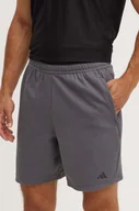 Spodenki męskie - adidas Performance szorty treningowe Yoga kolor szary JF8770 - miniaturka - grafika 1