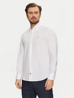 Koszule męskie - Tommy Hilfiger Koszula MW0MW37595 Biały Regular Fit - miniaturka - grafika 1