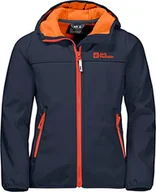 Kurtki i płaszcze dla chłopców - Jack Wolfskin Chłopięca kurtka Fourwinds, Night Blue/pomarańczowa, 104 - miniaturka - grafika 1