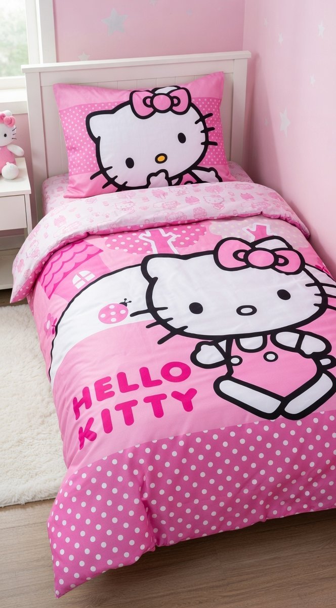 Komplet pościeli Hello Kitty Pościel bawełna 100x135cm