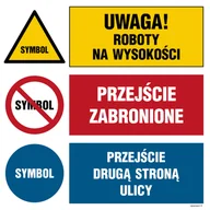 Systemy ekspozycyjne i znaki informacyjne - ZNAK NA ZAMÓWIENIE WZÓR E-011, FN - FOLIA SAMOPRZYLEPNA; (300X300MM) - miniaturka - grafika 1