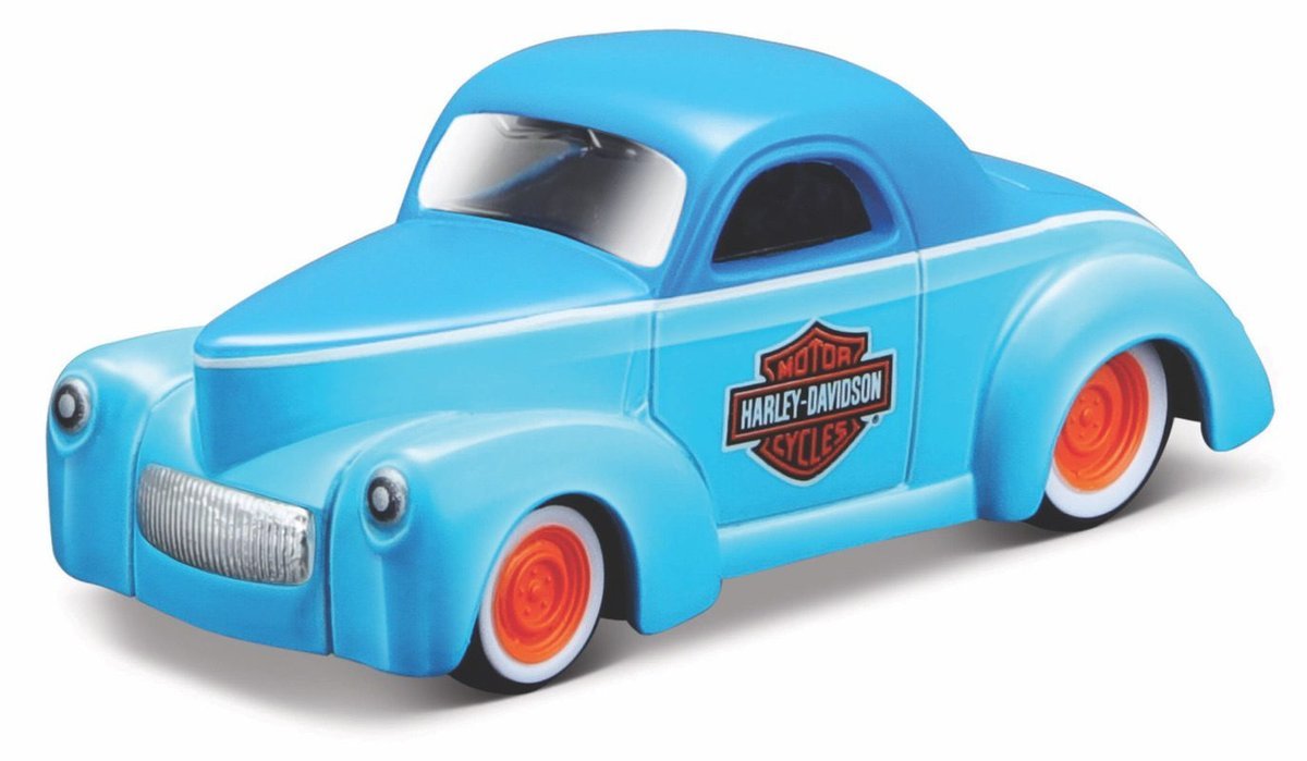 MAISTO HD CUSTOM 1941 WILLYS COUPE NIEBIESKI 1:64
