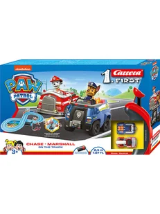 Carrera Tor wyścigowy "Carrera First - PAW PATROL - On the Track" - 3+ - Pociągi dla dzieci - miniaturka - grafika 1