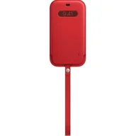 Etui i futerały do telefonów - Apple Skórzany futerał z MagSafe do iPhonea 12 | 12 Pro (PRODUCT)RED MHYE3ZM/A - miniaturka - grafika 1