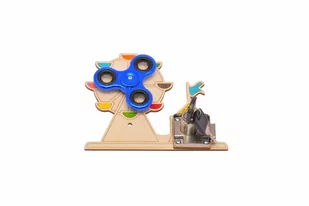 Karuzela, spinner i zamek na kluczyk do tablicy sensorycznej. - Karuzele dla niemowląt - miniaturka - grafika 1