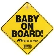 Inne akcesoria do pielęgnacji dzieci - Automobilio lipdukas Baby On Board Bebe Confort, geltonas - miniaturka - grafika 1