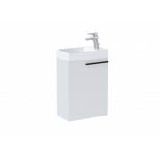 Szafki łazienkowe - ROCA A851917529 ELLA Zestaw łazienkowy UNIK Compacto 45 cm z 1 drzwiami, biały mat - miniaturka - grafika 1