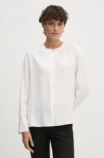 Tommy Hilfiger koszula damska kolor beżowy relaxed WW0WW43565 - Koszule damskie - miniaturka - grafika 1