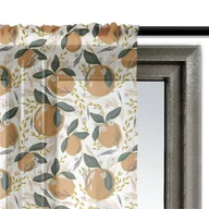 Firany - Firana świąteczna WINTER wzór BN74 | Świąteczne pomarańcze 140 x 230 cm - miniaturka - grafika 1