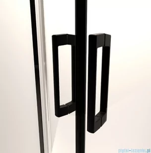 Radaway Premium Pro Black Kdd  kabina 100x80cm szkło przejrzyste 1017100-54-01L/1017080-54-01R - Kabiny prysznicowe - miniaturka - grafika 4