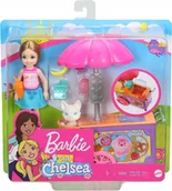 Lalki dla dziewczynek - Barbie Club Chelsea Stragan Z Lodami Lalka GHV76 - miniaturka - grafika 1
