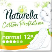 Podpaski - Naturella COTTON PROTECTION Podpaski ze skrzydłami NORMAL, 12 szt 8001841658384 - miniaturka - grafika 1