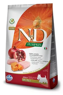 Farmina  N&D Pumpkin Grain Free Chicken&Pomegranate Adult Mini 2,5kg - Sucha karma dla psów - miniaturka - grafika 1