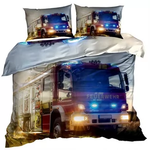 Pościel 3D Bawełna Satyna 200X220Cm Wóz Strażacki. Straż Pożarna - Pościel Pościel 3D Bawełna Satyna 200X220Cm Wóz Strażacki. Straż Pożarna - Pościel - miniaturka - grafika 1