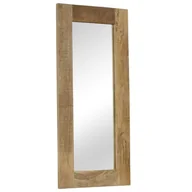Lustra - vidaXL Lustro z ramą z litego drewna mango, 50 x 110 cm - miniaturka - grafika 1