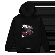 Odzież do sportów motorowych - Czarna bluza z kapturem Porsche 930-XL - miniaturka - grafika 1
