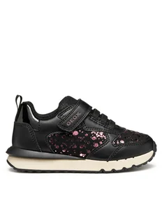 Geox Sneakersy J Fastics J46GZB 0BCBL C0037 S Czarny - Buty dla dziewczynek - miniaturka - grafika 1