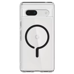 Etui GOOGLE PIXEL 7A Spigen Ultra Hybrid Onetap Ring MagSafe transparentne - Etui i futerały do telefonów - miniaturka - grafika 4