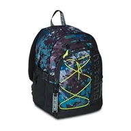 Plecaki - Mitama Niebieski pustynny plecak z potrójną komorą z kieszenią na PC, czarno-niebieska, szkoła podstawowa i wypoczynek, dla chłopców, czarne, Taglia unica, Plecaki tornistry - miniaturka - grafika 1