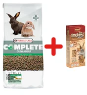 Karma dla gryzoni - VERSELE-LAGA Cuni Adult Complete 8kg Pokarm dla królików + VITAPOL Kolby Smakers orzechowe dla gryzonia i królika op. 2szt. - miniaturka - grafika 1