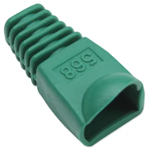 Intellinet Osłonka Wtyku RJ45 6.2mm Zielona 10 sztuk - Pozostałe akcesoria sieciowe - miniaturka - grafika 1