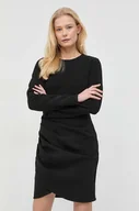 Sukienki - Silvian Heach sukienka kolor czarny mini dopasowana - miniaturka - grafika 1