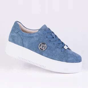 Półbuty sportowe damskie GOODIN GD-XW-1008 skóra naturalna niebieskie 39 - Półbuty damskie Półbuty sportowe damskie GOODIN GD-XW-1008 skóra naturalna niebieskie 39 - Półbuty damskie - miniaturka - grafika 1