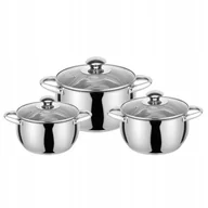 Zestawy garnków i patelni - Zestaw garnków Galicja 6 el. wszystkie rodzaje kuchenek - miniaturka - grafika 1